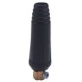 Spreeshop 1 Set of Black European Style Electric Welding Machine Cable Connector DKJ 35-50 Quick Connector Plug Socket. 