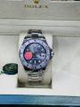 Role gmt Stuhrling Original Mens Stainless Steel Jubilee Bracelet GMT Watch - Swiss Quartz, Dual Time, Quickset Date with Screw Down Crown, Water Resistant up to 10 ATM. 