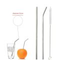 Metal Straws Reusable Stainless Steel Extra Long Drinking Straws for 30oz and 20oz Cups Rumblers Fits all Yeti Ozark Trail SIC & RTIC Tumblers Party With a Clean Brush. 