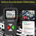 Battery Tester Tools KINGBOLEN BM550 6V 12V 24V Automotive Diagnostic Tools 100-2000 CCA Tester 2Ah-220Ah Battery Analyzer Car Battery Tester Ups Battery Tester Solar Battery Tester Battery Loader Tester. 