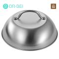 Kitchen Tool Round Cheese Melting Dome with Handle Heavy-duty Basting Cover for Perfectly Melted Cheese Heat-resistant Rustproof Pot Lid Ideal for Cooking Grilling Burger Cover. 