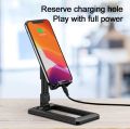 Cell Phone Stand, Angle Height Adjustable Cell Phone Stand for Desk, Fully Foldable Phone Holder Stand, Cradle, Dock, Tablet Stand, Compatible with All Mobile Phone and Tablets. 