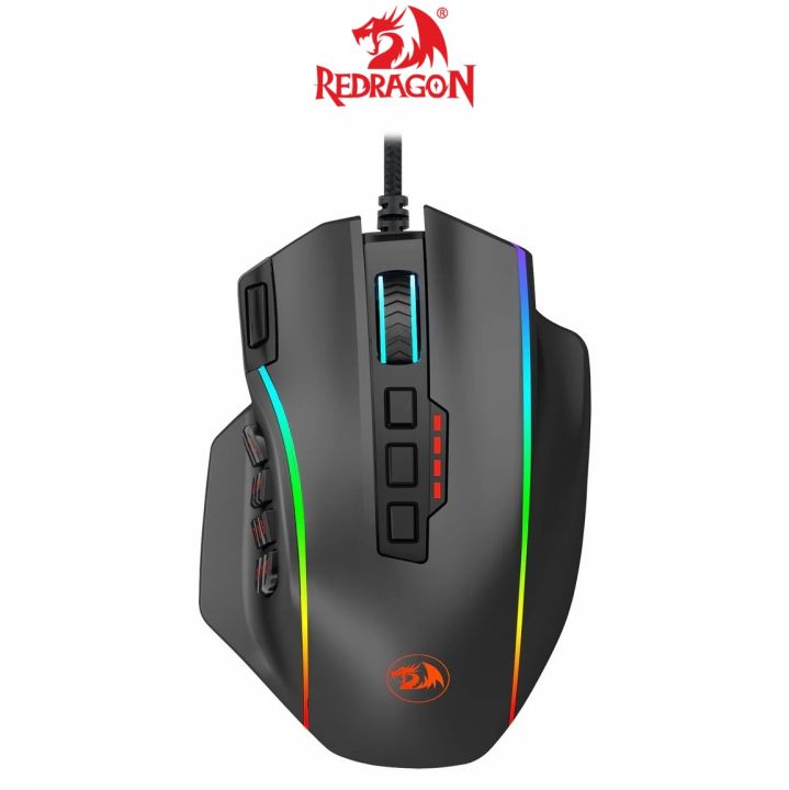 Redragon PERDITION 4 M901-K-2 Wired Gaming Mouse RGB with 19 Programmable Buttons