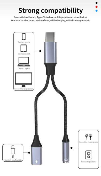 UGREEN%20SY-C02%202in1%20DAC%20%20adapter%20USB-C%20to%20USB-C%20/%203.5%20%20mm%20mini%20jack%20-%20black%20-%20Image%202