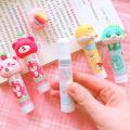 Kawaii Aesthetic stationery supplies office accessories stationery items cute Cartoon Hand Work Solid Color solid glue. 