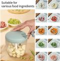 Chopper Food Processor, 2000 ML Cup Food Processor, Press Start Quick Operation, 3-Blade Double Layer Thickening Transparent Bowl is Safe and Reliable Kitchens Best Food Chopper.. 
