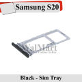 Samsung Galaxy S20 SIM Tray Sim Jacket Sim Slot Sim Door For Galaxy S20 - Black. 
