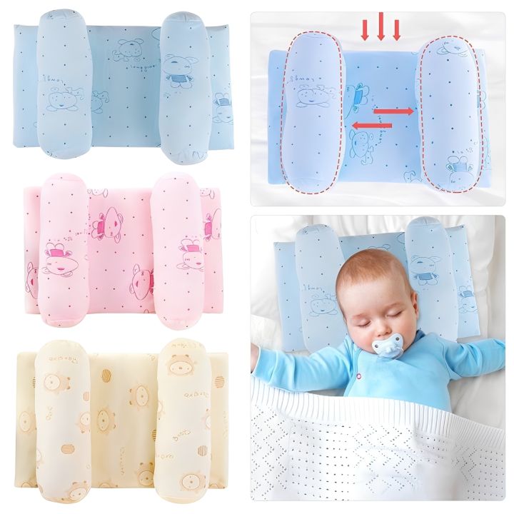 Adjustable Baby Head Shaping Pillow Soft Memory Foam Infant Pillow,  Anti-Roll Cushion & Neck Protection | Prevents Flat Head, Infant Sleep  Positioner for Newborns, Sleeping Positioner Cushion | Daraz.pk