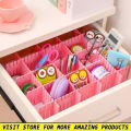 Pack of 4 Drawer Organisers, Drawer Dividers, Closet Organizer, Size 9.5 x 2.5 Inch home decor wardrobe short box clothes dividers plastic box for storage adjustable Drawer Organizer Board Storage Boxes. 