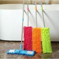 Microfiber duster for floor, household cleaning tool, cleaning cloth, flat mop, floor sweeper. 