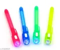 Artisian-Invisible Ink Pen Creative Magic LED Highlighter Pen 2 In 1 UV Black Light Secret Invisible Writing Pen Uv Torch Illuminate Magic Pen. 