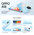 OPPO A18 | 4GB RAM + 64GB ROM. 