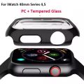Apple Watch 40mm Series 6 / Series 5 Acrylic Watch Cover Case For Smart Watch 40mm Series 4 5 Band Case PC Tempered Glass Case Full Cover. 