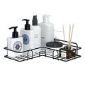 Triangle Bathroom Shower Caddy - Shelf Adhesive Metal Wall Mounted Storage/ Kitchen Organizer Rack. 