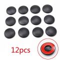12Pcs Car Door Lock Screw Protection Stickers Covers Accessories for Alfa Romeo 147 156 159 164 4C 8C Giulietta GT MiTo Giulia. 