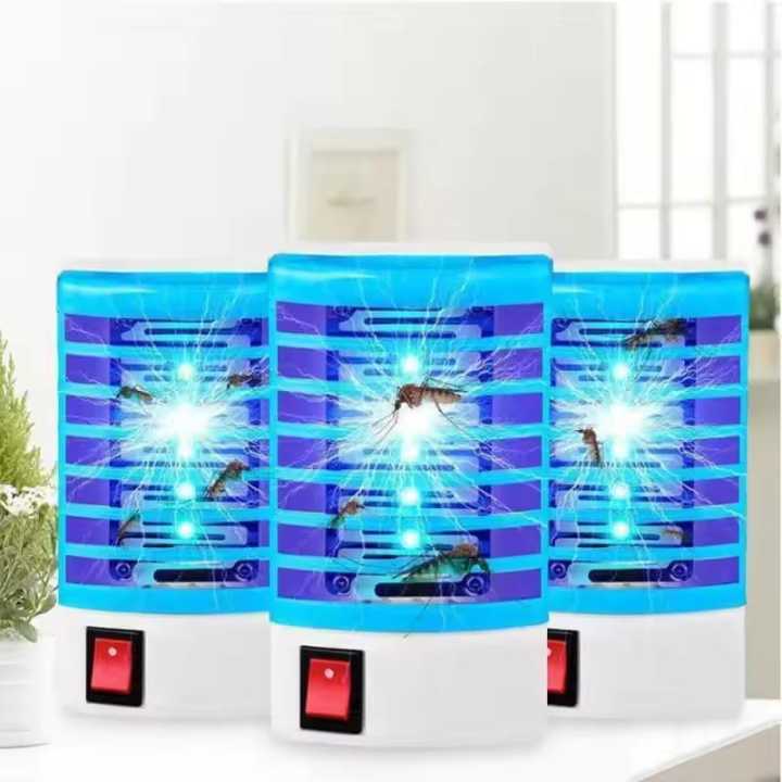 Mini Mosquito Killer Lamp Pest Repellent LED Trap Bug UV Light Zapper ...