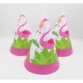 FLAMINGO THEME BIRTHDAY PARTY CAPS PACK OF 10 BIRTHDAY CAPS. 