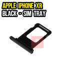 Apple iPhone XR SIM Tray Sim Jacket Sim Slot Sim Door For Apple iPhone XR - Black. 