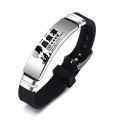 Anime My Hero Academia ID Bracelet Stainless Steel Silicone Bracelets Trendy Midoriya Izuku Bakugou Katsuki Bangles Jewelry. 