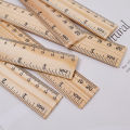 15/20Cm Wooden Ruler Double Sided Scale Measuring Tool For Children Students Drawing Construction Supply. 