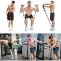 Power Exercise Resistance Band 5 in 1, Fitness Band set of 11 Piece, Training Tubes with Door Anchor & Ankle Straps for Resistance Training, Physical Therapy, Home Workout, Yoga, Pilates 11 Pcs. 