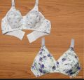 Floral design imported stuff cotton bra/blouse/ brazzers pack of two. 