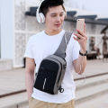 Small usb charge shoulder bag men messenger bags male waterproof sling chest bag boy travel bagpack men cross body bags. 