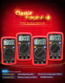 Pocket Multimeter Digital Ammeter  Measure Multi Meter UNI-T UT33A UT33B UT33C UT33D Plus Voltmeter Professional Resistance. 