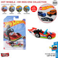 Diecast Hotwheels 2021,22 Hw Ride-ons Die Series - Let's Go, Bogzilla, Fig Rig, Pixel Shaker, Kick Kart, The Hot Wheel Metal Car Collectors Toys. 