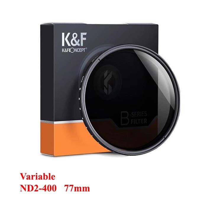 KF Concept 77mm Variable Neutral Density ND Lens Filter For Nikon Canon Sony Samsung Olympus Fujifilm Pentax