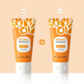 150ml Orange Enzyme Exfoliating Brightening Gel, Gentle Face Scrub for Glowing Skin, Removes Dead Skin Cells, Deep Cleans Pores, Smooth & Radiant Complexion. 