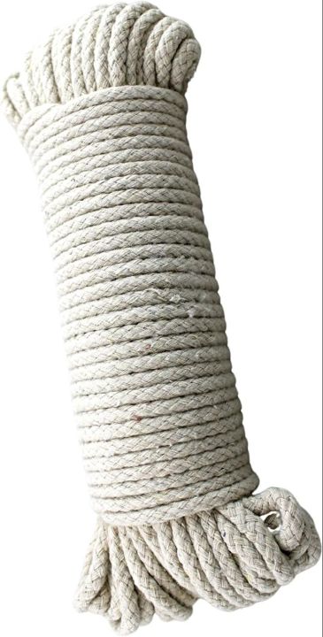 Heavy Duty Cotton Braided Rope Tough for Superior Abrasion Resistance - Clothlines Cloth Rope