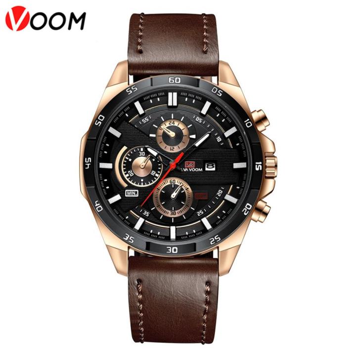 VAVA VOOM VA-216 Men Sports Wristwatch Casual Business Quartz Chronograph Military Casual Style Watch