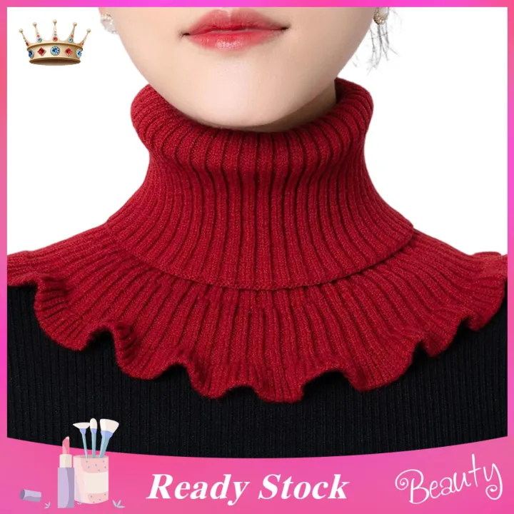 Pullover%20Warm%20Neck%20Protection%20Cozy%20Turtleneck%20Knitted%20Sweater%20with%20Shoulder%20Winter%20Warmth%20for%20Southeast%20Asian%20Fashionistas%20Solid%20Color%20Scarf%20-%20Image%209