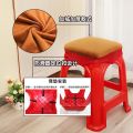 Round stool cover winter chair plastic stool cushion fart cushion soft seat cushion round bench cover non-slip thickened square. 