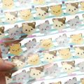 UV Transparent Vinyl Fabric Sheet Faux Leather Sheets Cat Dog Unicorn Printed Synthetic Leather Fabric,1Yc23508. 