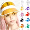 Women Men PVC Transparent Children Summer Plastic Unisex Sunscreen Caps Baseball Cap Sport Empty Top Hats. 