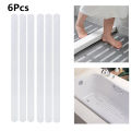 Bathroom Items 6 PCS Anti Slip Bath Grip Stickers Non Slip Shower Strips Pad Flooring Safety Tape Mat. 
