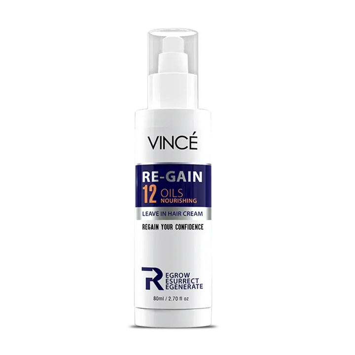 Vince Re-Gain 12 Oils Leave In Hair Cream - 80ml