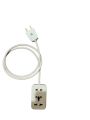 Mini Portable Extension Lead 10A 3Way Socket Electric Board With 40/76 Copper Wire. 
