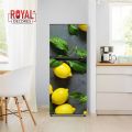 Royal Blue Tubes Fridge Stickers 3d, Door Wrap, Water proof, Self-adhesive PVC/Vinyl. 