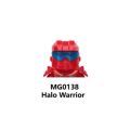 MG0131 MG0138 KF6043 Game Halo Warrior Military Soldier Mini Action Figure Building Blocks Bricks Learning Toys Gift PG8215. 