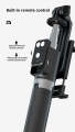 Selfie Stick BT12S Chargeable Bluetooth 5.4 Feet Length Tripod with 3 Colors Light for Vlogging youtube tiktok. 