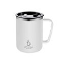 Stainless Steel Coffee Cup Mug With Lid Insulated Coffee Mug Double Wall Coffee Tumbler With Handle Heat-resistant Drinkware. 