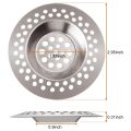 Stainless Steel Kitchen Sink Strainer Sink Filter Food Slag Filter Bath Basin Drain Filter Portable Waste Collector Bathroom Water Strainer. 