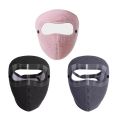 Windproof Anti Dust Full Face Masks Cycling Ski Breathable Masks Eye HD Anti Fog Goggles Hood Cover Winter Warm Hat Caps. 