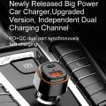 USB Car Charger, USB C Car Charger PD20W/PPS20W & QC 3.0 18W/SCP22.5W Car Adapter, for IPhone13/12/X/8 Square. 