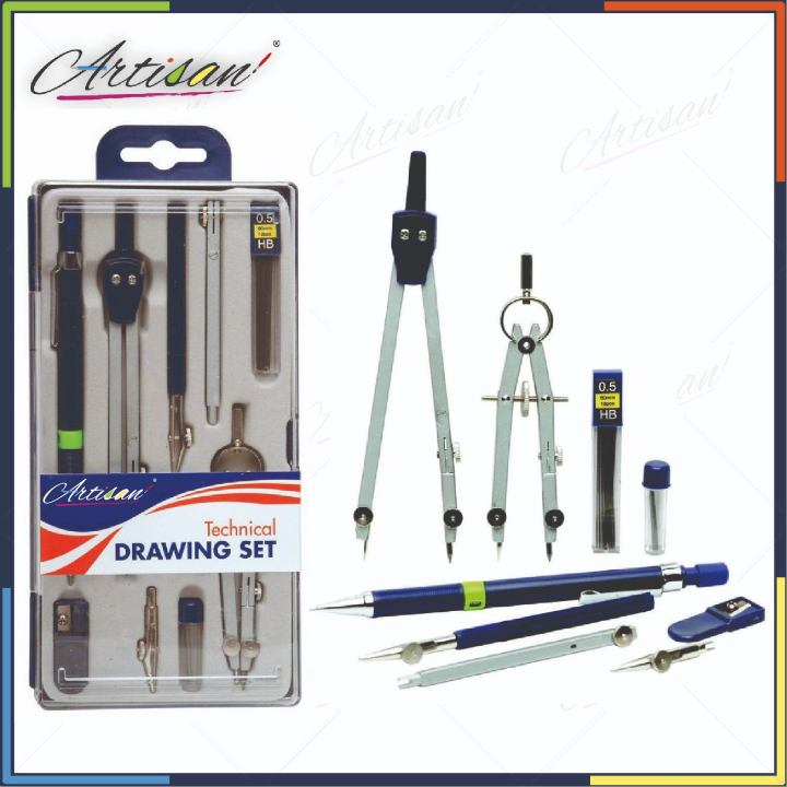 Artisan%20-%20Technical%20Drawing%20Compass%20Set%20with%20All%20Accessories%20Drawing%20Compass%20Set,%20Circle%20Drawing%20Tool,%20Compass%20Drawing%20Tool%20with%20Large%20Extension%20Beam,%20Suitable%20for%20Drafting,%20Engineering%20and%20Architecture%20-%20Image%202