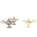 Hollow Fairy Tale Aladdin Lamp Wishing Tea Pot Retro Home Aromatherapy Ornaments SEVICH. 