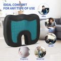 High Quality Memory foam Cooling Gel Coccyx Seat Cushion Orthopedic/ Breathable Memory Foam. 